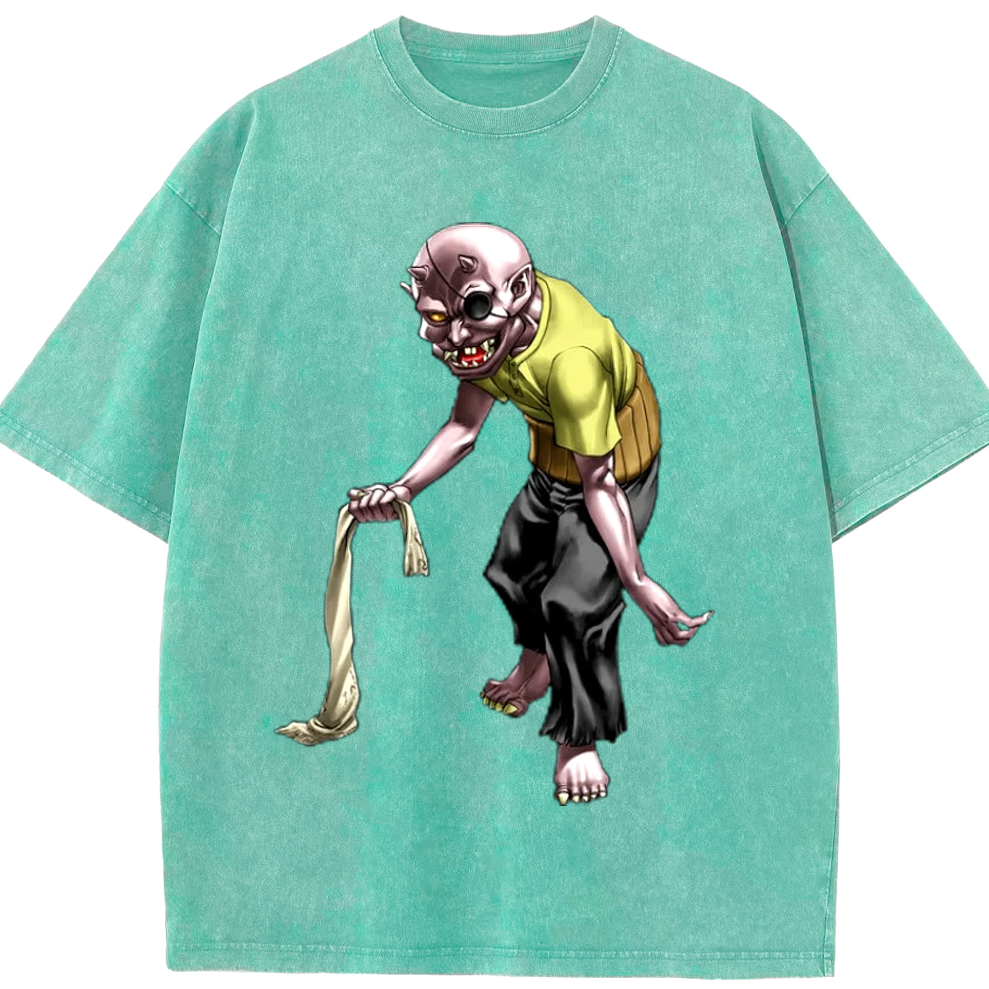 （画像用） 遊☆戯☆王 Yu-Gi-Oh! 綿100% ヴィンテージ風 半袖Tシャツ（フロントプリント）